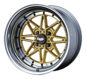 WORK Equip 03 15x12 Gold Wheel — Front Face