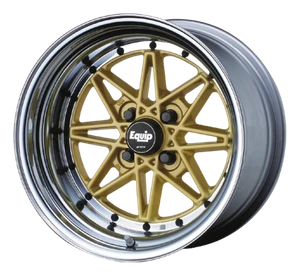 WORK Equip 03 15x10.5 Gold Wheel — Front Face