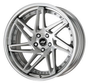 Work Zeast st3 5x112 20x8+38 T Disk Brush Silver Clear