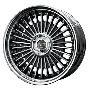 Work Emitz Black Polish 5x115 21x9.5+38