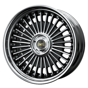 Work Emitz Black Polish 5x120 21x10.0+22