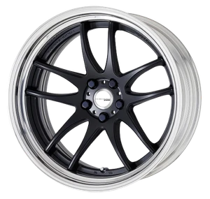 Work Cr 2P 4x100 17x9.0 +0 Matte Black