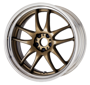 Work Cr 2P 4x100 17x10.0 +12 Matte Bronze