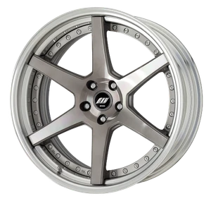 Work Zeast St1 5x112 19x9.5+45 R Disk Transparent Grey Polish