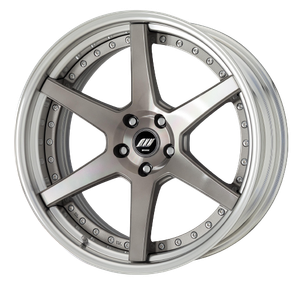 Work Zeast St1 5x115 19x9.5+12 R Disk Transparent Grey Polish