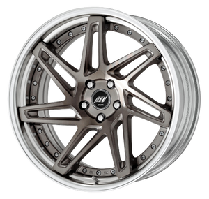 Work Zeast st3 5x112 20x9+45 R Disk Transparent Grey Polish