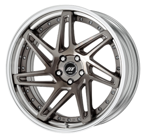 Work Zeast st3 5x120 20x8+22 R Disk Transparent Grey Polish