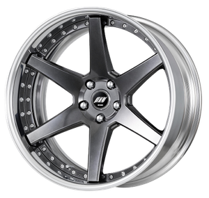 Work Zeast Black Label Bst1 5x114.3 19x9+38 H Disk Brilliant Silver Black