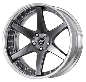Work Zeast Black Label Bst1 5x114.3 19x10.5+22 A Disk Brilliant Silver Black