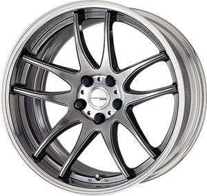 Work Cr 2P 4x100 16x7 +45 GT Silver