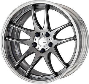 Work Cr 2P 5x100 18x9.0 +22 GT Silver