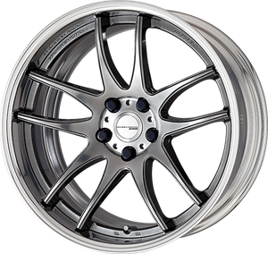 Work Cr 2P 5x105 18x9.0 +38 GT Silver