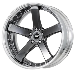 Work Zeast Black Label Bst2 5x120 19x10.5+22 R Disk Brilliant Silver Black