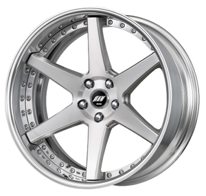 Work Zeast Black Label Bst1 5x114.3 20x9.5+38 R Disk Brush Silver Clear