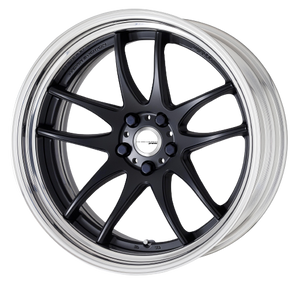 Work Cr 2P 4x100 16x9.5 +45 Matte Black