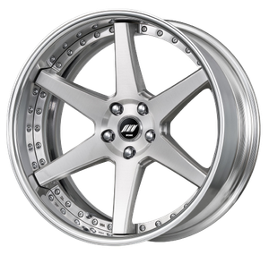 Work Zeast Black Label Bst1 5x115 20x11+12 R Disk Brush Silver Clear