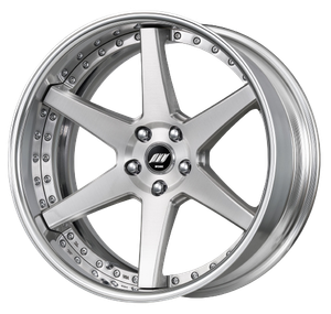 Work Zeast Black Label Bst1 5x115 20x11.5+0 T Disk Brush Silver Clear