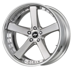 Work Zeast Black Label Bst2 5x100 20x9+30 O Disk Brush Silver Clear