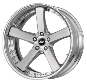 Work Zeast Black Label Bst2 5x114.3 20x10.5+0 S Disk Brush Silver Clear