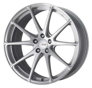 Work Gnosis Fmb01 5x120 20x8.5+45 Brush Silver Clear