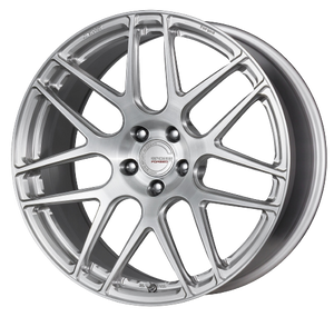 Work Gnosis Fmb03 5x120 19x9.5+42 Brush Silver Clear