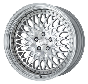 Work Gran Seeker Ccx 5x114.3 20x9+51 O Disk Machined Silver Polish