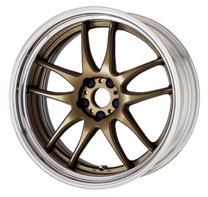 Work Cr 2P 5x100 19x9.0 +18 Matte Bronze