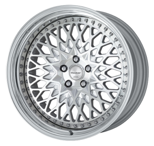 Work Gran Seeker Ccx 5x120.65 20x9.5+-12 R Disk Machined Silver Polish