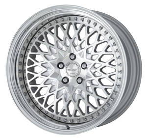 Work Gran Seeker Ccx 5x108 19x12+19 A Disk Machined Silver Polish