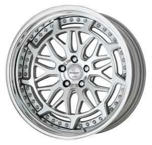 Work Gran Seeker Dmx 5x120 20x9+0 O Disk Machined Silver Polish