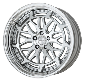 Work Gran Seeker Dmx 5x120.65 20x9+-19 R Disk Machined Silver Polish