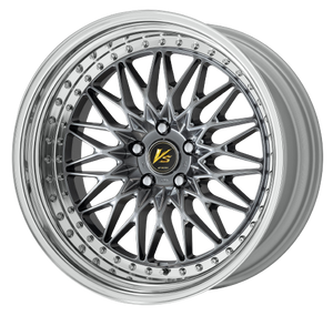 Work Vs-Xv 5x100 18x12.5-18 A Disk Brilliant Silver Black