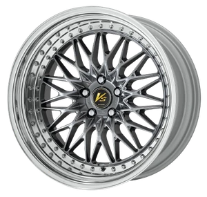 Work Vs-Xv 5x100 18x8-31 R Disk Brilliant Silver Black