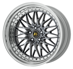 Work Vs-Xv 5x112 19x13+20 R Disk Brilliant Silver Black