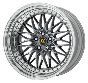 Work Vs-Xv 5x114.3 20x10+8 R Disk Brilliant Silver Black