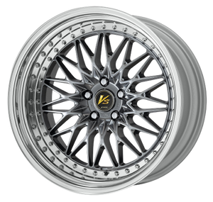 Work Vs-Xv 5x120 20x8+8 R Disk Brilliant Silver Black