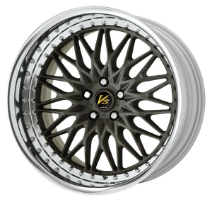 Work Vs-Xv 5x115 21x9.5+1 R Disk Matte Dark Gunmetal