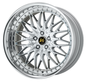 Work Vs-Xv 5x100 19x12.5-24 R Disk Silky Rich Silver