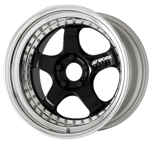Work Meister S1 3P 5x108 17x12.5+9 A Disk Black
