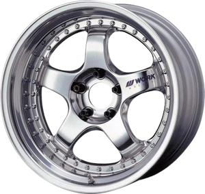 Work Meister S1 3P 5x120.65 18x9.5+29 A Disk Bright Buff Finish