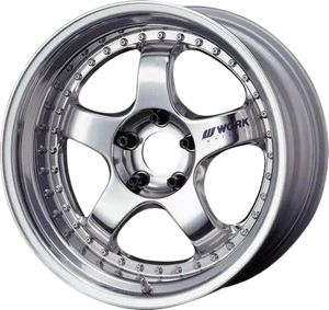 Work Meister S1 3P 5x120 17x12+3 A Disk Bright Buff Finish