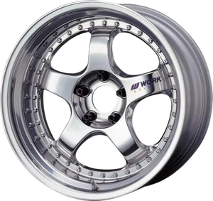 Work Meister S1 3P 5x114.3 19x14.5-1 R Disk Bright Buff Finish