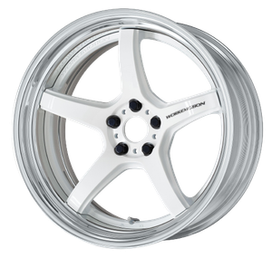 Work T5R 2P 5x114.3 19x11.5 +18 WHITE