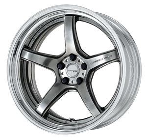 Work T5R 2P 5x105 19x10.5 +38 GT SILVER