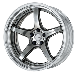 Work T5R 2P 5x112 19x12.0 +38 GT SILVER