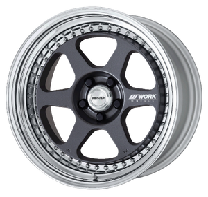 Work Meister L1 3P 5x120.65 19x16-36 R Disk Matte Gunmetal