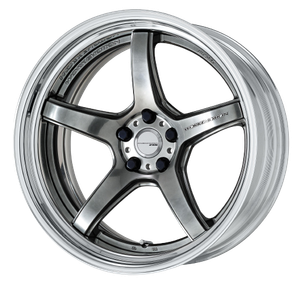 Work T5R 2P 5x105 20x9.5 +22 GT SILVER
