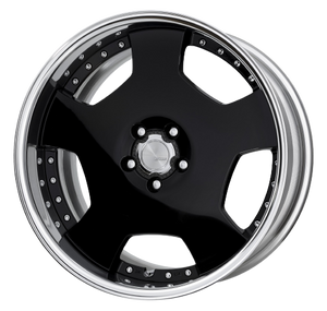 Work Lanvec Ld1 5x100 18x9.5+22 O Disk Black