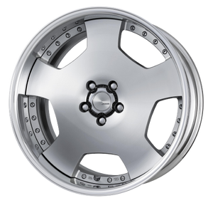 Work Lanvec Ld1 5x114.3 20x10+22 O Disk Machine Silver Polish