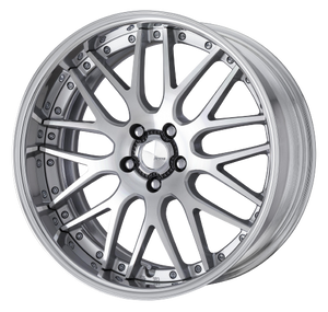 Work Lanvec Lm1 5x100 19x8.5+22 A Disk Machine Silver Polish